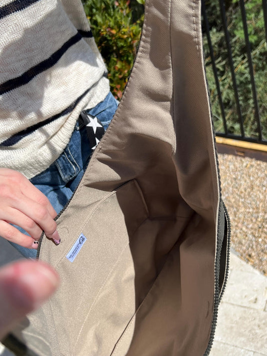 Crossbody Corduroy Hobo Bag