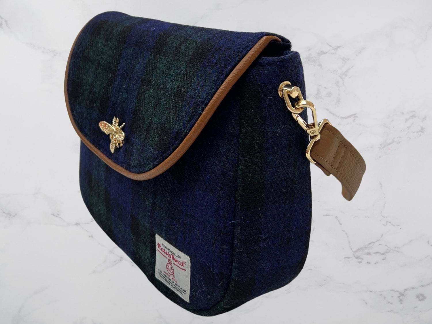 Harris Tweed Saddle Bags