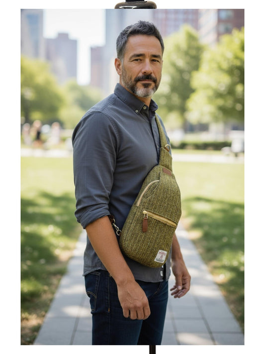 Harris Tweed Retro Sling Crossbody Purse