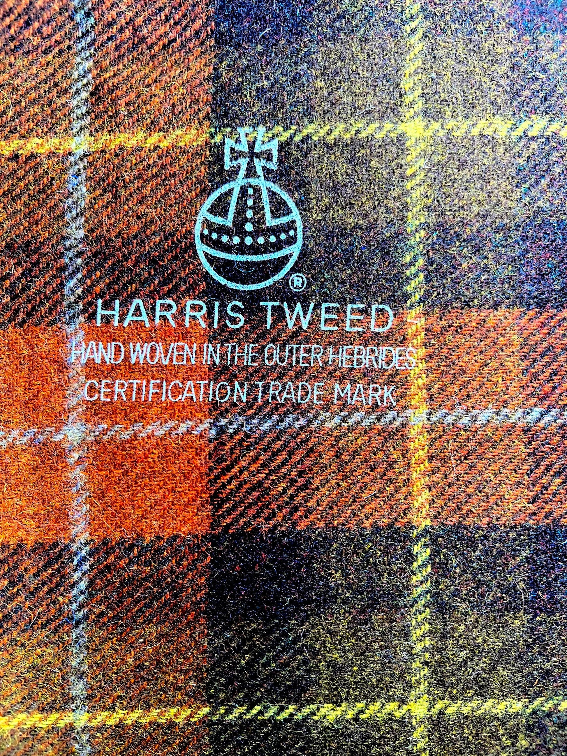 Harris Tweed Shoulder Bag with Detachable Strap Handbag Fall Fashion Gifts