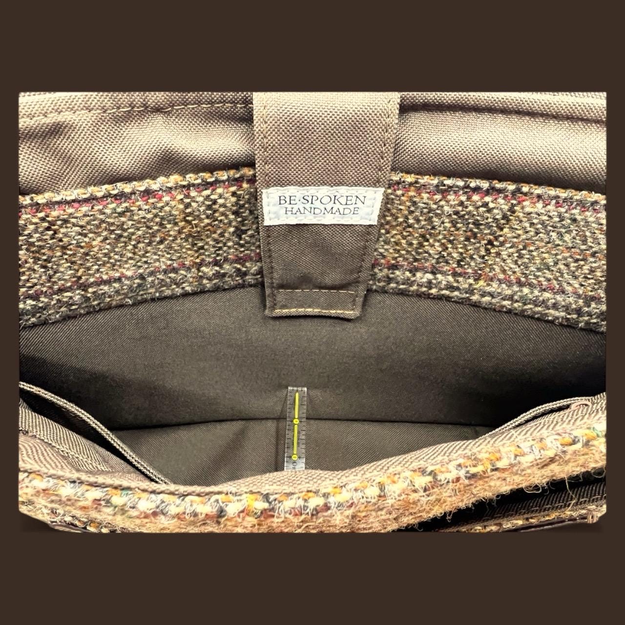 Harris Tweed Laptop Messenger Bag