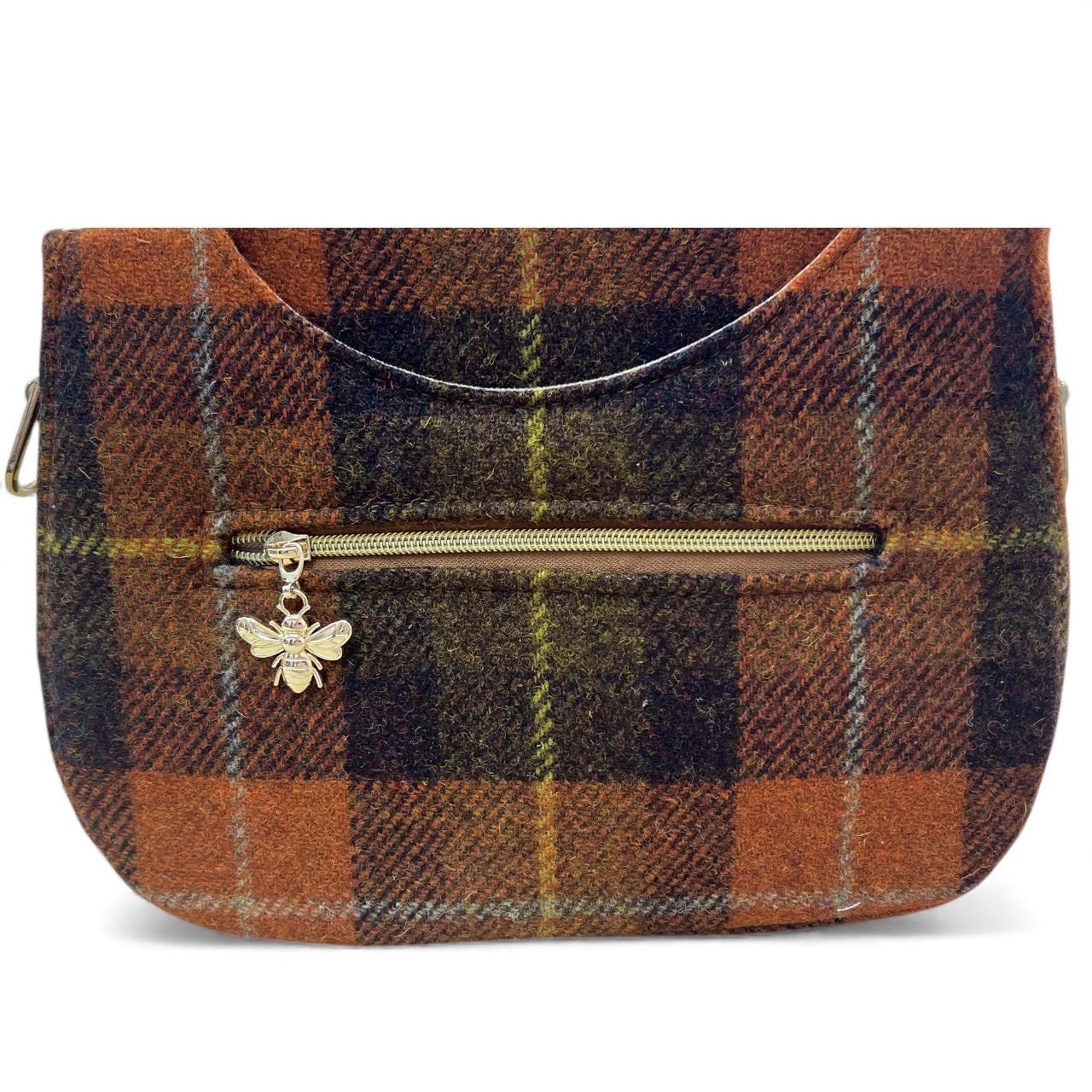 Crossbody Harris Tweed Glenwillow Saddle Bag Purse