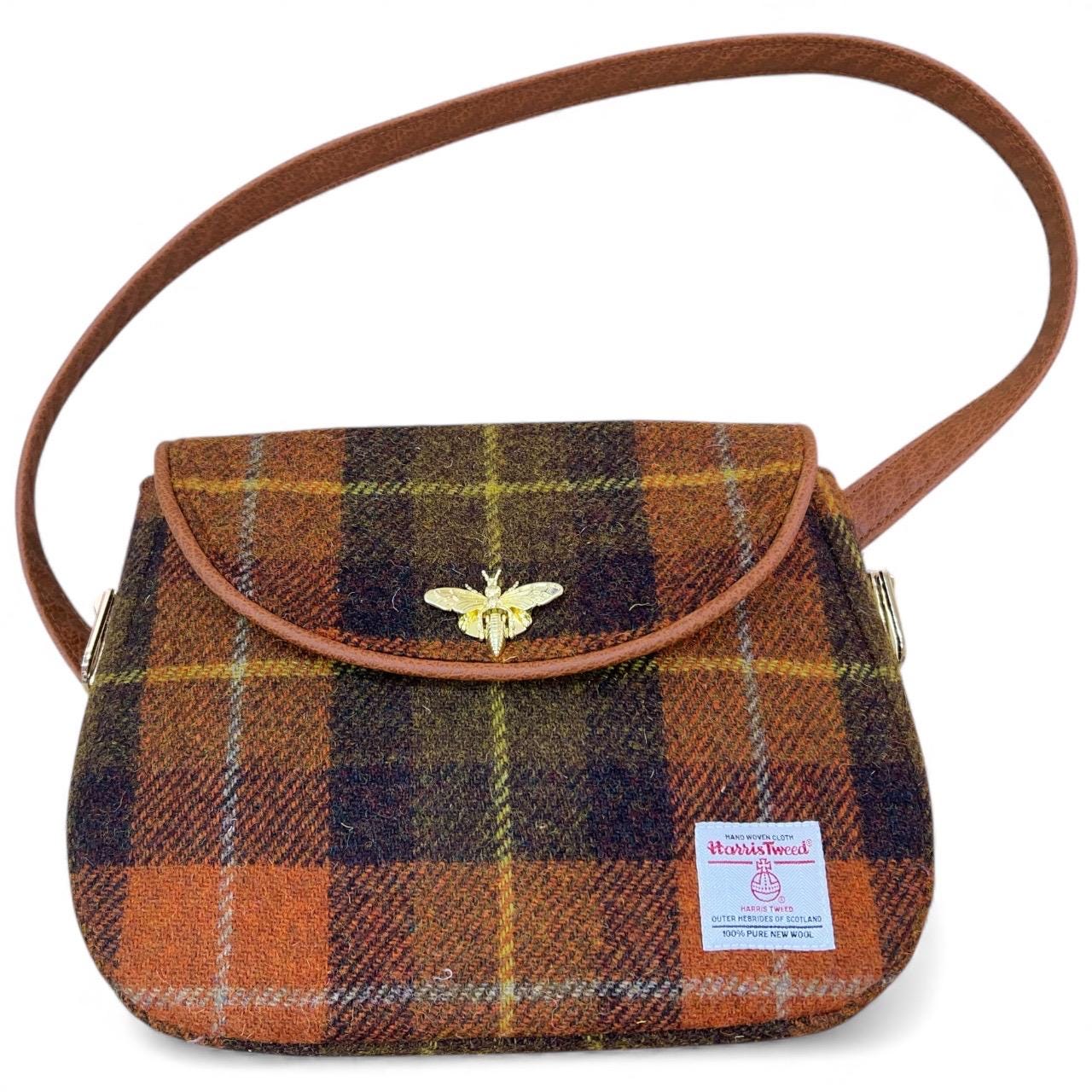 Crossbody Harris Tweed Glenwillow Saddle Bag Purse