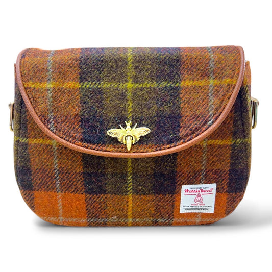Crossbody Harris Tweed Glenwillow Saddle Bag Purse