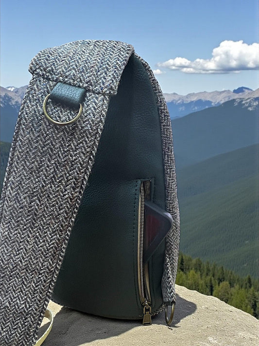 Harris Tweed Retro Sling Crossbody Purse