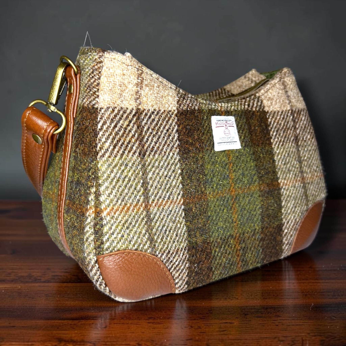 Harris Tweed Shoulder Bag with Detachable Strap Annabelle Handbag Fall Fashion Gifts