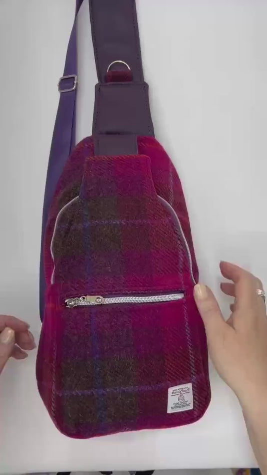 Harris Tweed Retro Sling Crossbody Purse